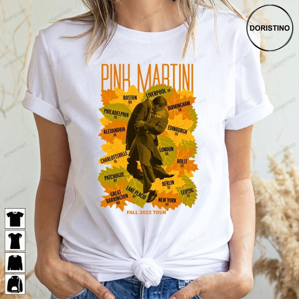 Fall 2022 Tour Pink Martini Limited Edition T-shirts